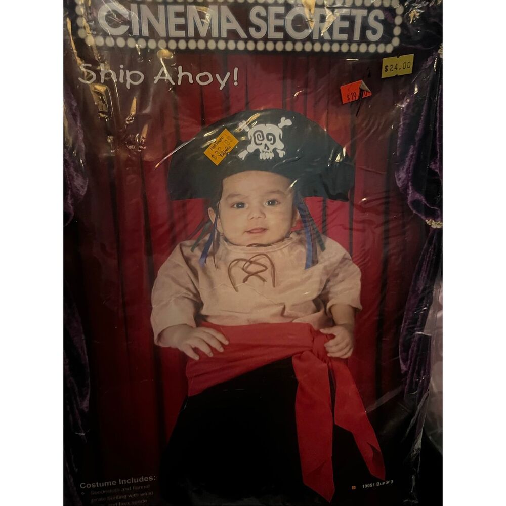 Baby pirate bunting